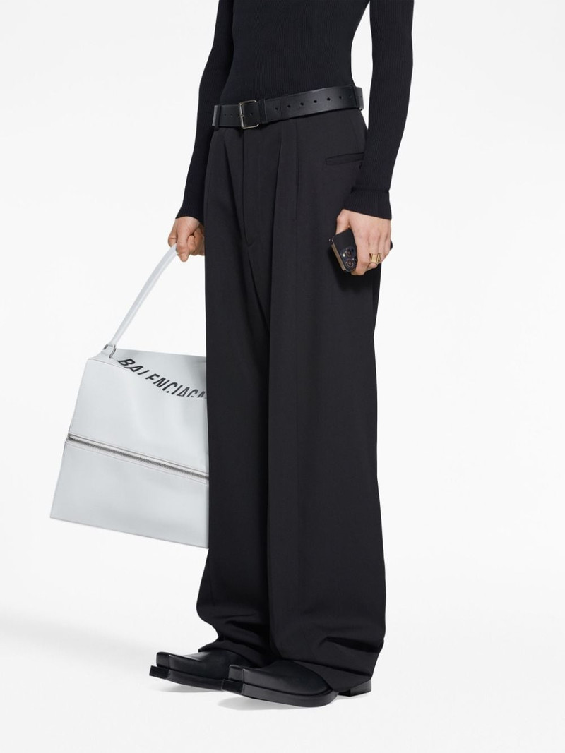 wide-leg wool trousers 5