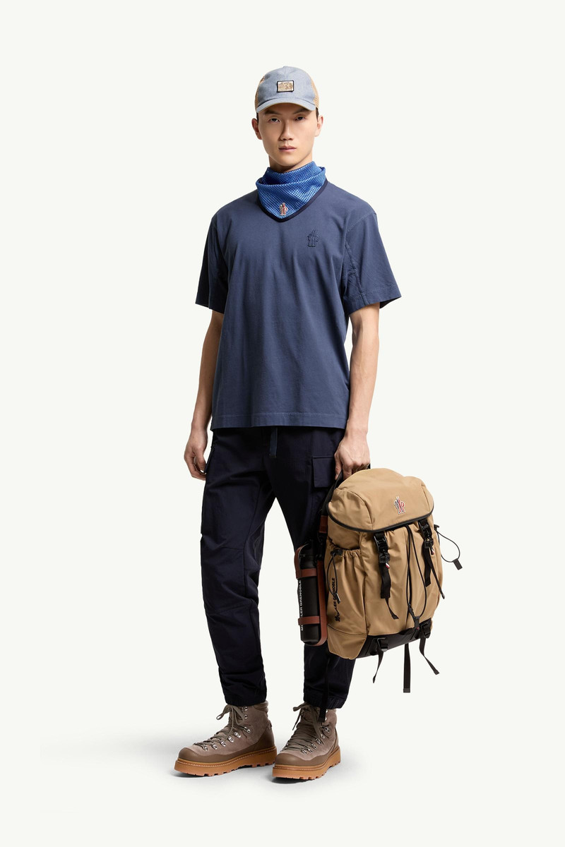 Moncler Grenoble Logo Patch Cotton T-Shirt outlook