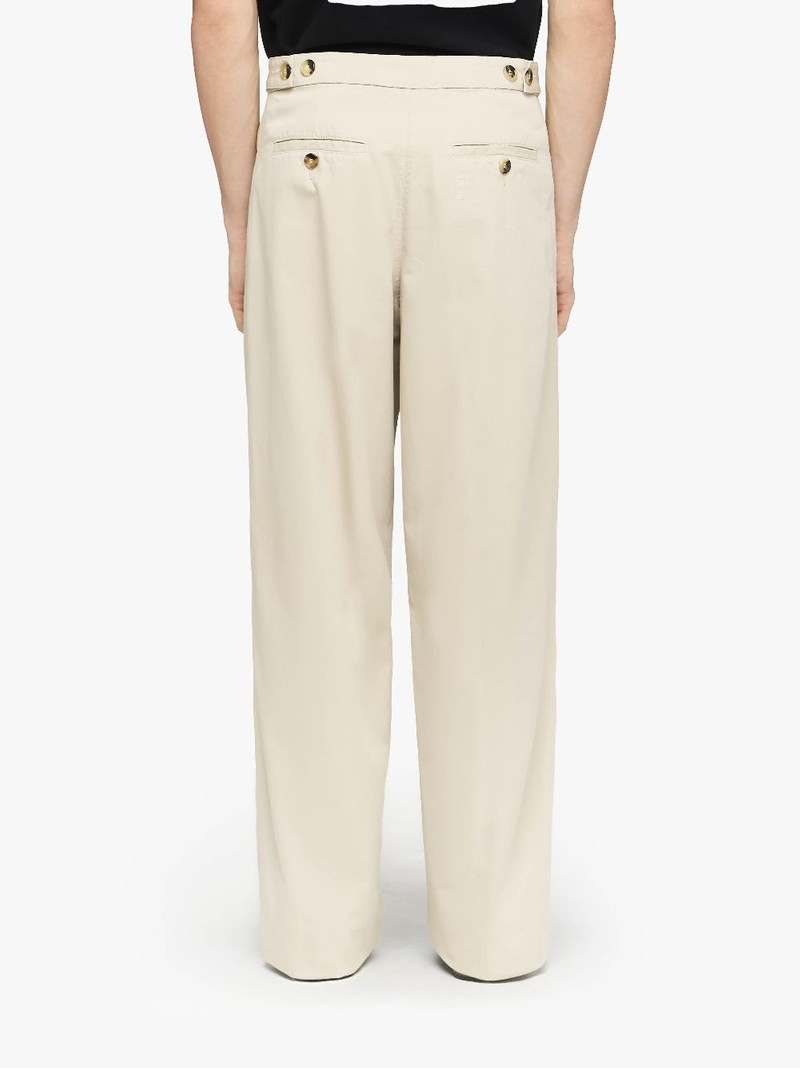 STRAIGHT LEG TROUSERS WITH BUTTON DETAIL 3