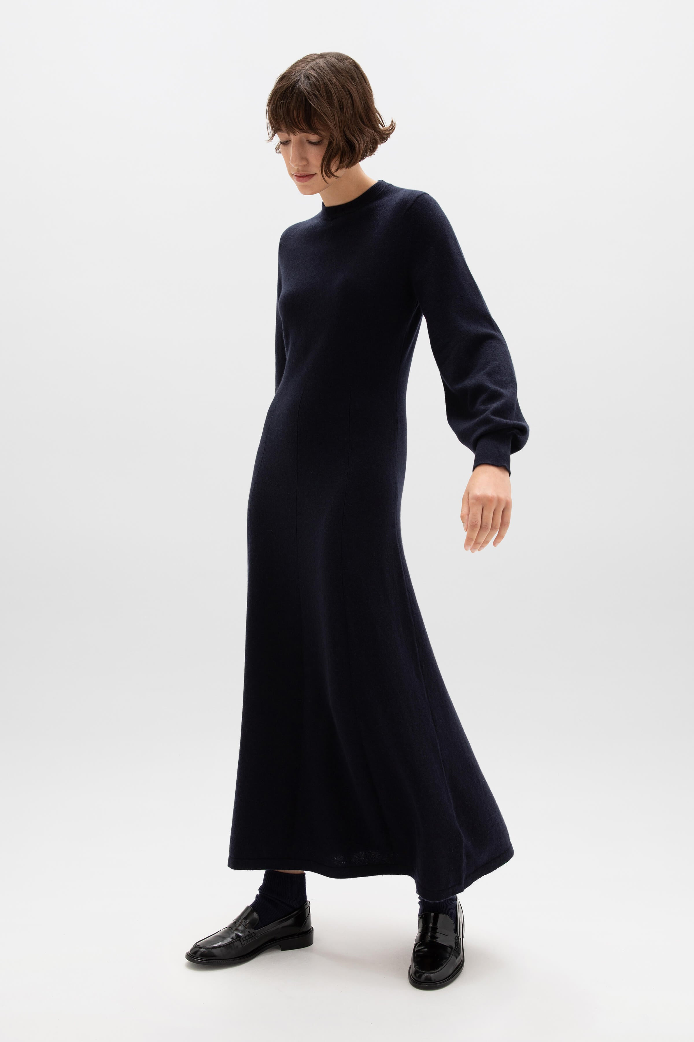 Fit & Flare Cashmere Dress - 2