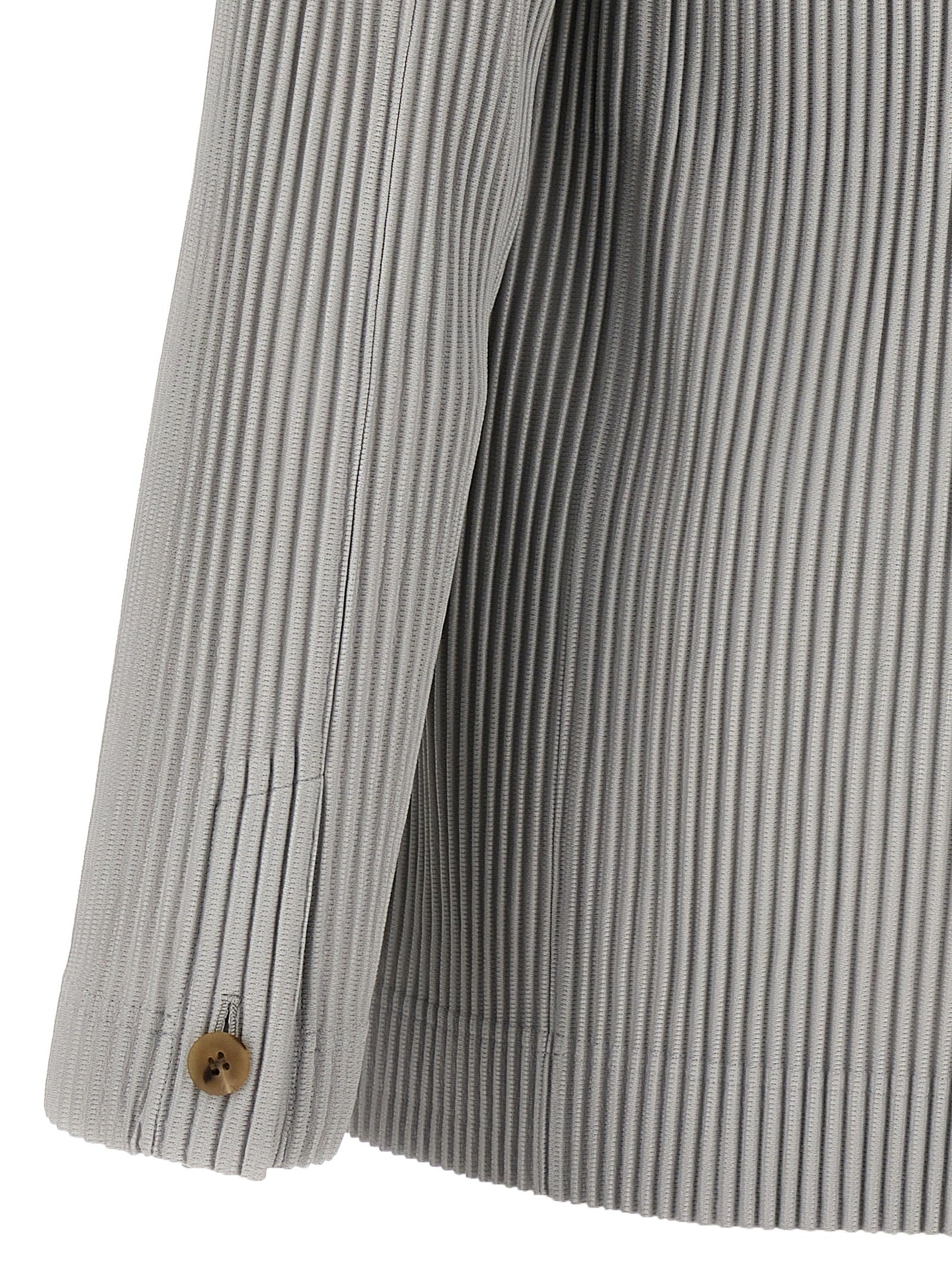Homme Plisse' Issey Miyake Men Single-Breasted Pleated Blazer - 4