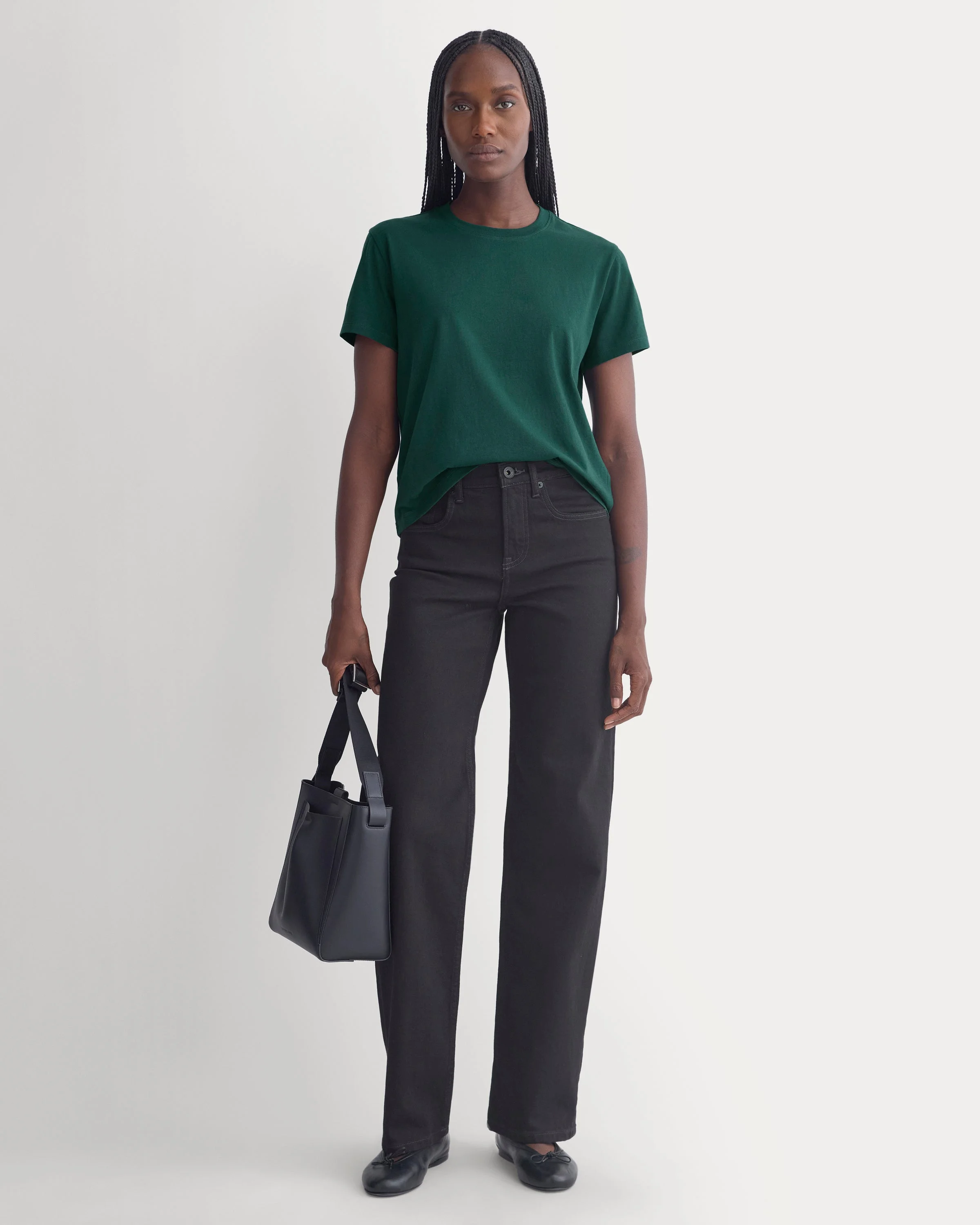 THE BOX-CUT TEE IN ESSENTIAL COTTON - 1