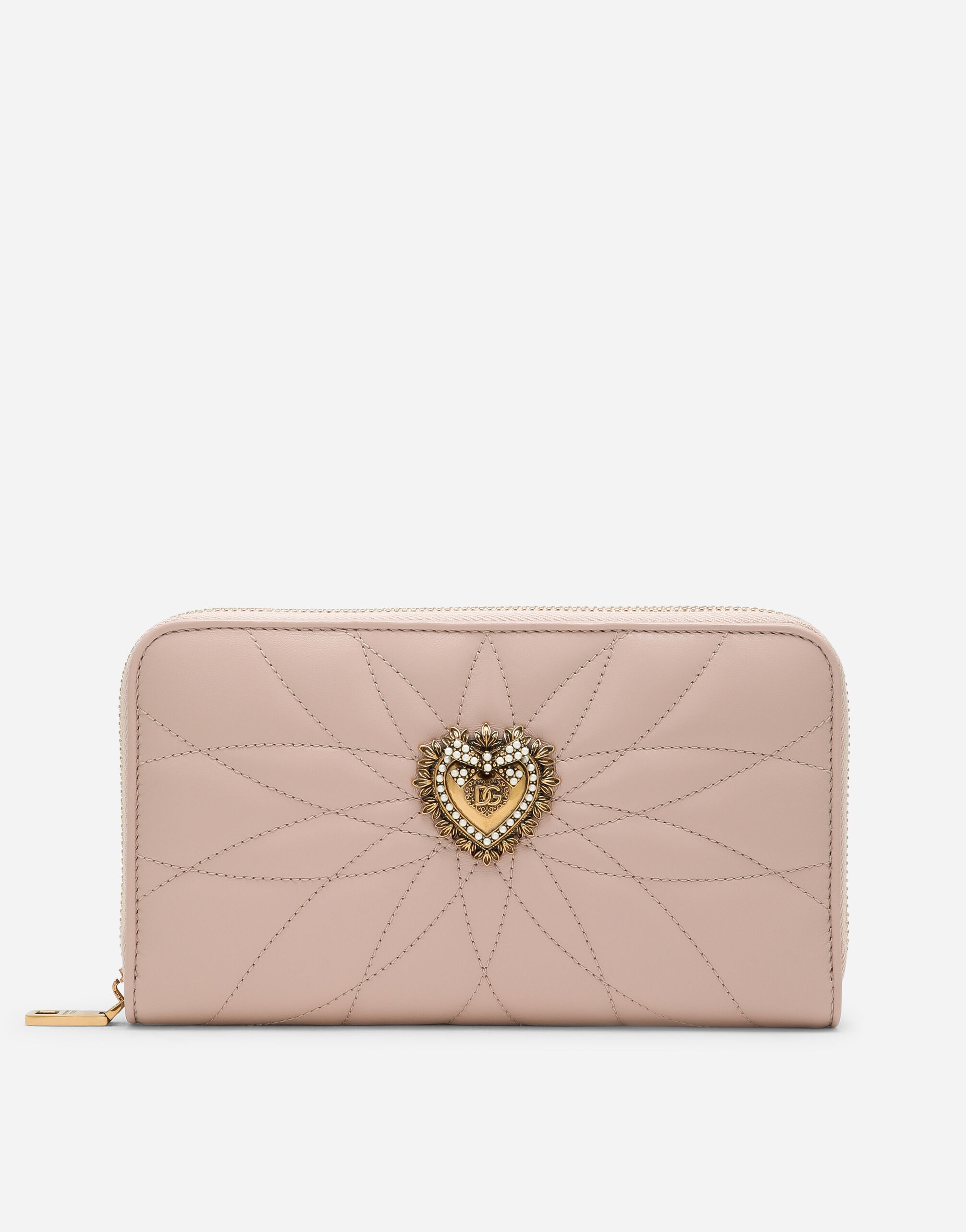 Dolce & Gabbana Zip-around Devotion wallet in nappa leather