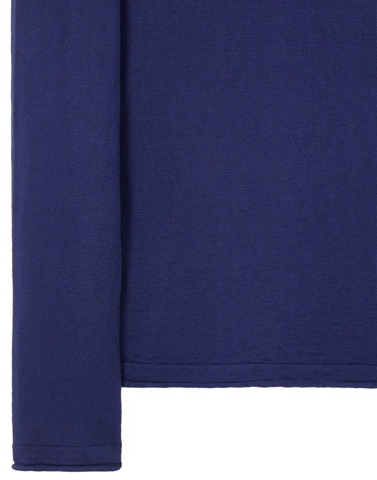 502B0 STOCKING STITCH COTTON-NYLON ROYAL BLUE - 4