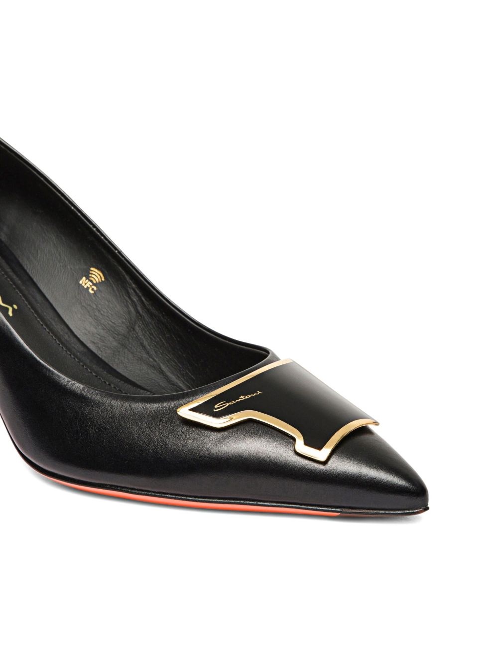 90mm Sibille leather pumps - 6