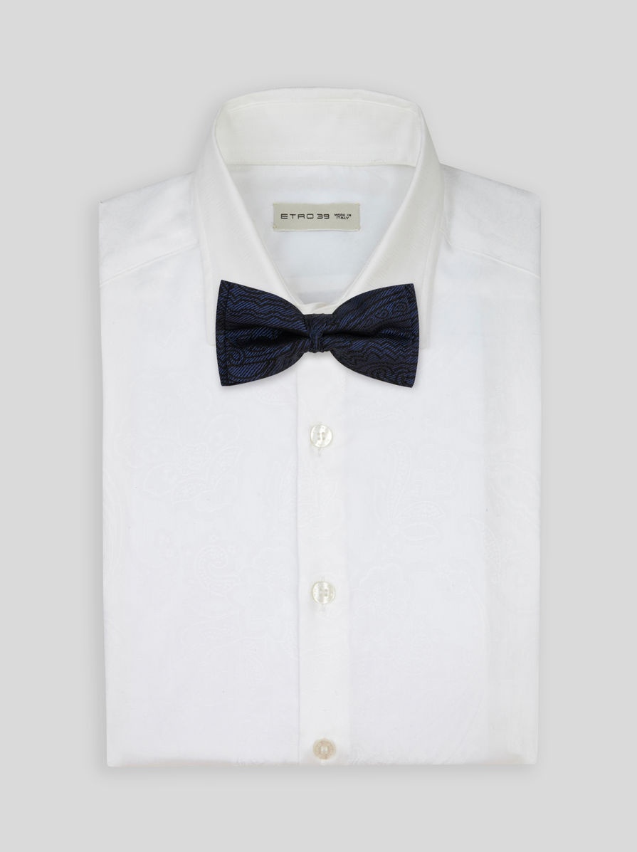 BOW TIE WITH GRAPHIC PAISLEY DESIGNS - 2