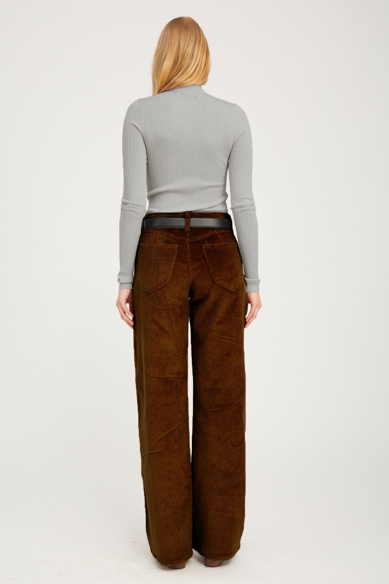 AMERICANO CORDUROY WIDE LEG TROUSERS - 2