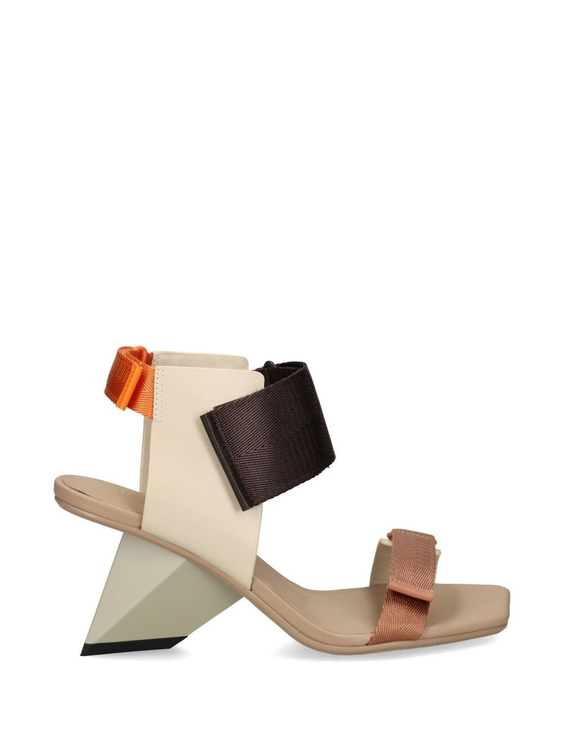 Rockit Run touch-strap geometric-heel sandals 1