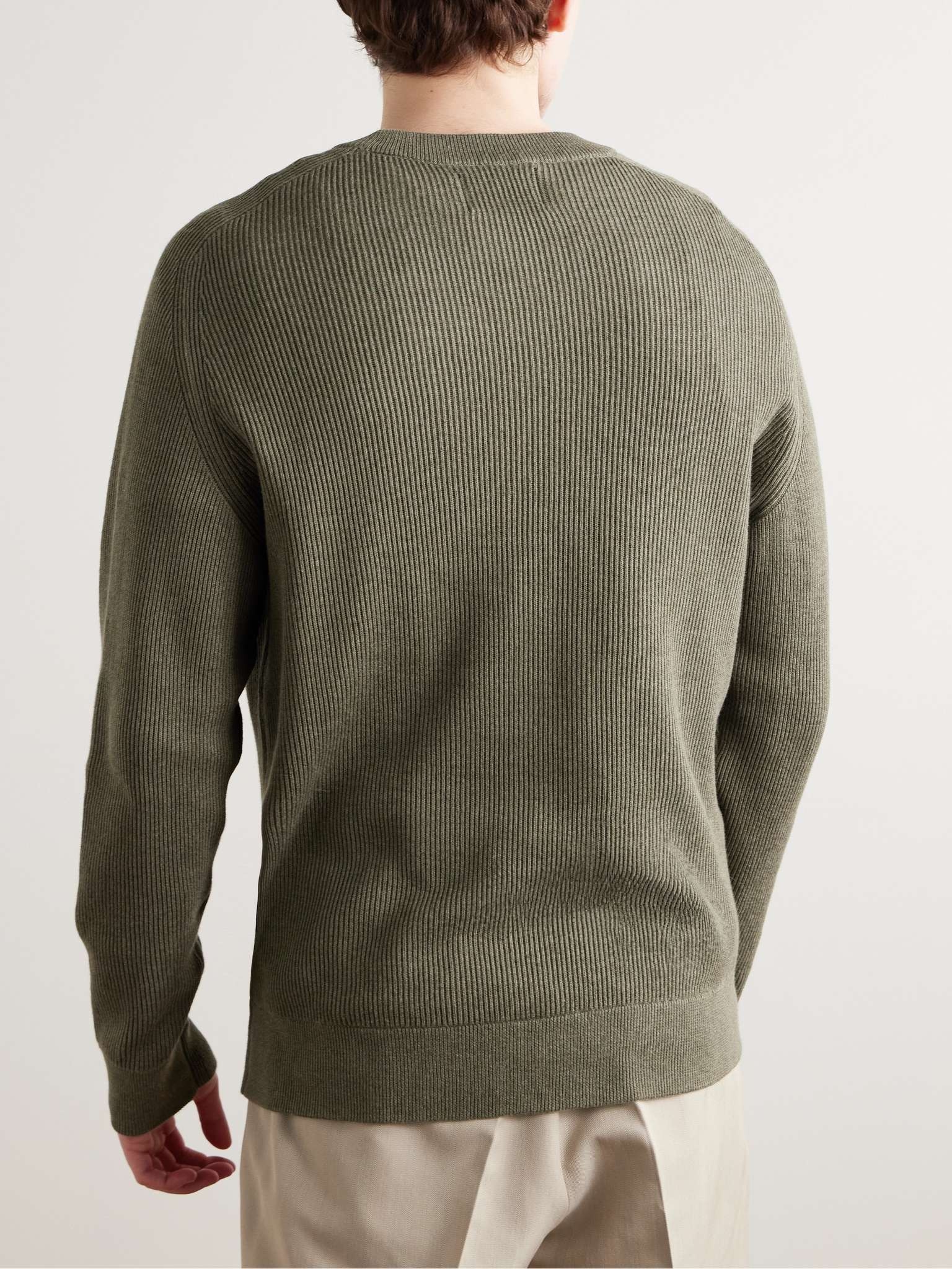 Kevin 6600 Ribbed Organic Cotton Sweater - 3