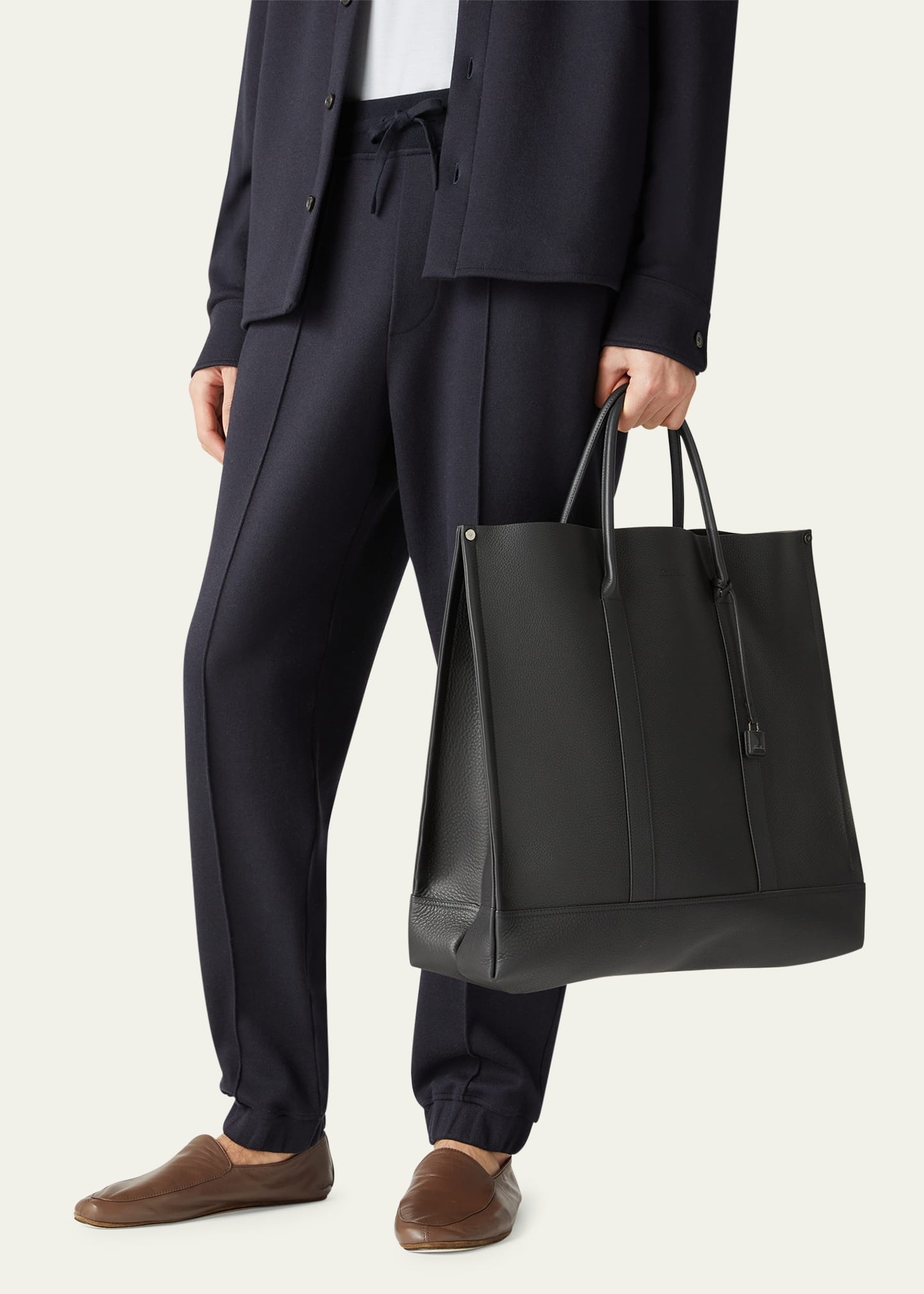 Beam Leather Tote Bag - 2