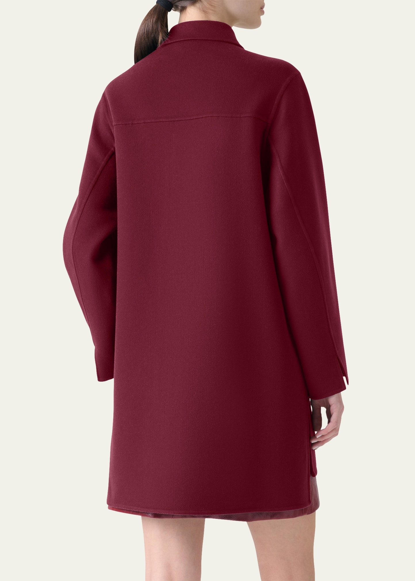 Fabiola Double-Face Cashmere Coat - 3