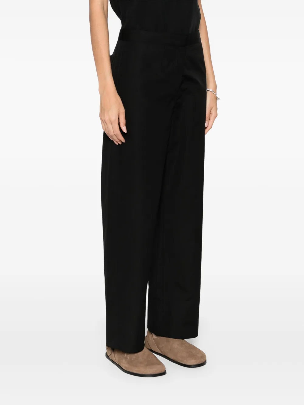 Trousers With Stitching Detail - 3