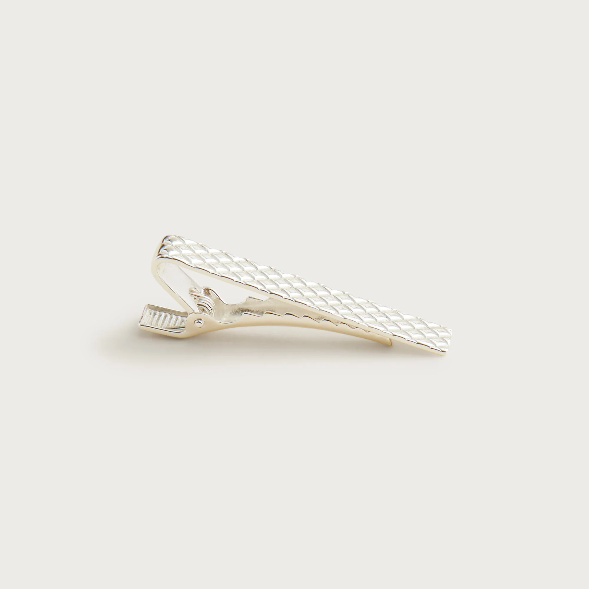 Sterling silver tie clip - 1