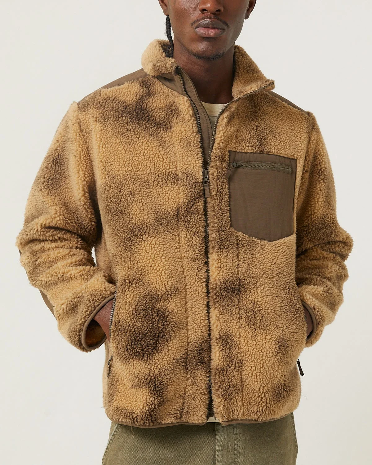 OAK DEEP PILE FLEECE ZIP - 1