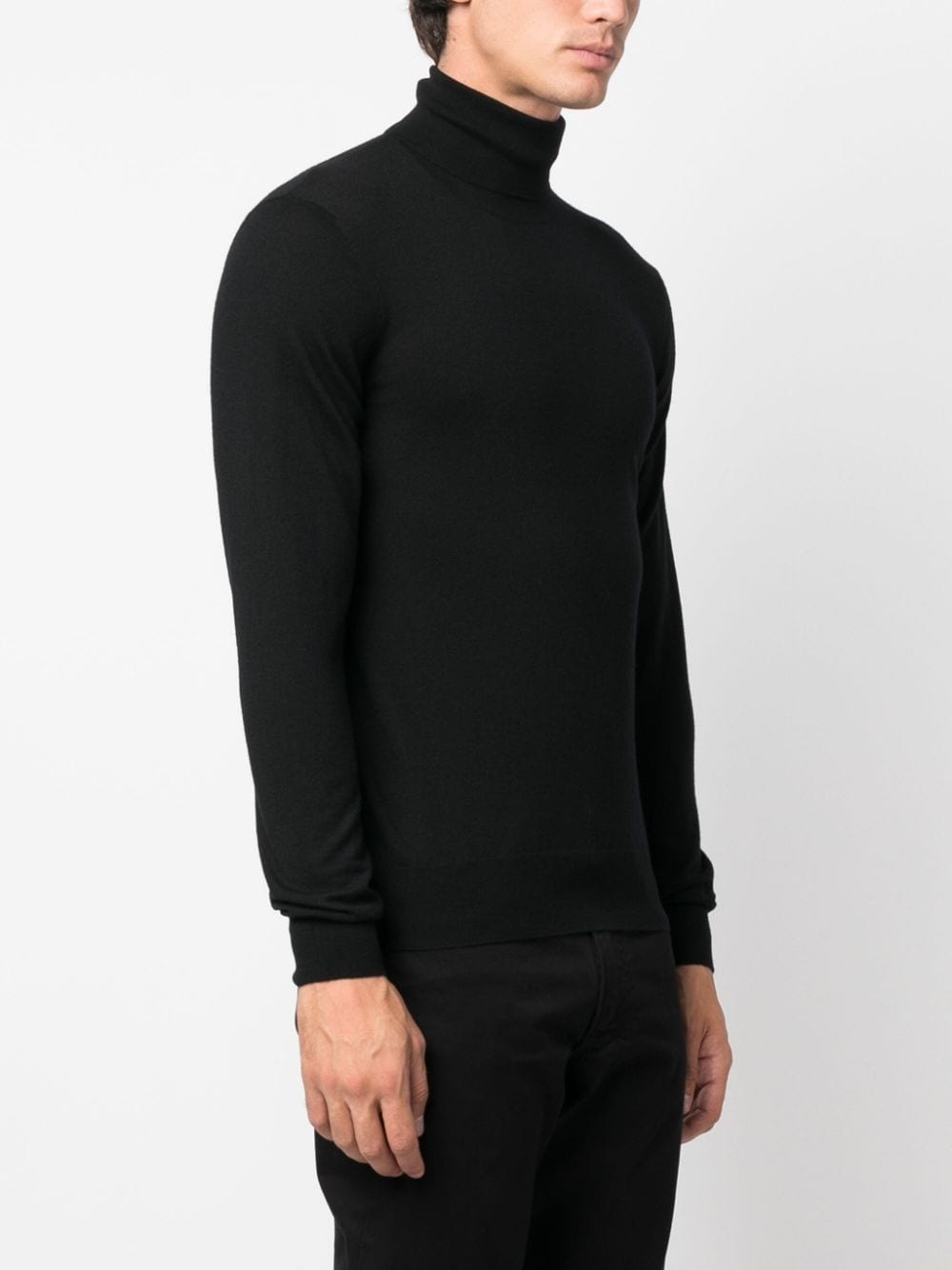 roll-neck cashmere jumper - 3
