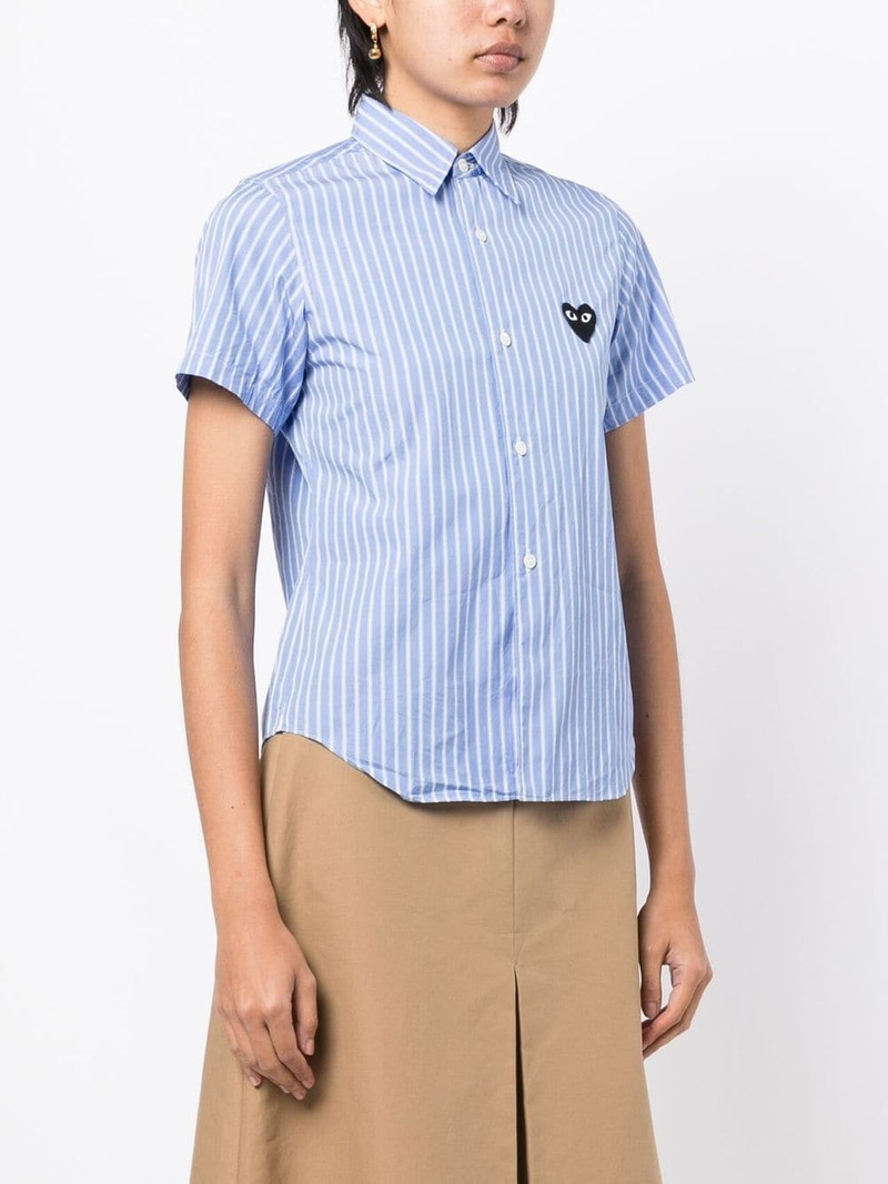striped-print short-sleeved shirt 3