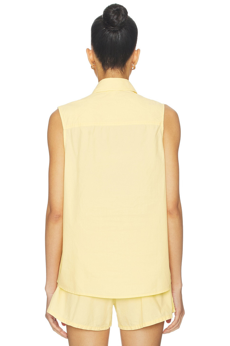 DONNI. The Pop Sleeveless Shirt outlook