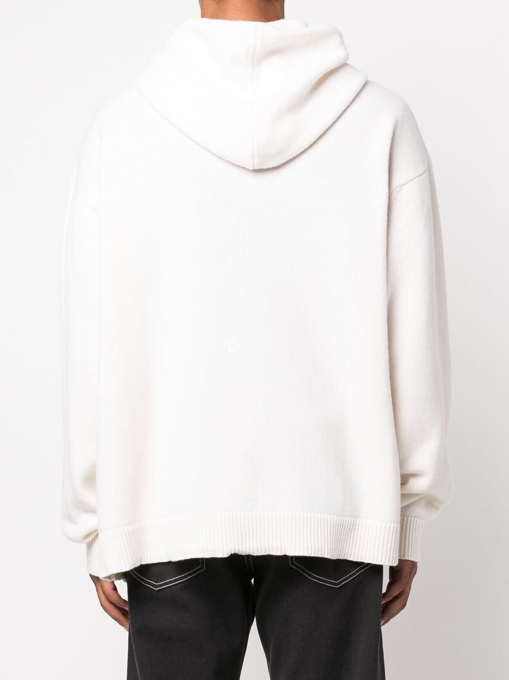 zip-up wool-blend hoodie - 3