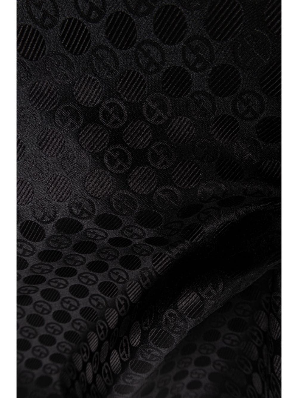 logo-jacquard pocket square - 3