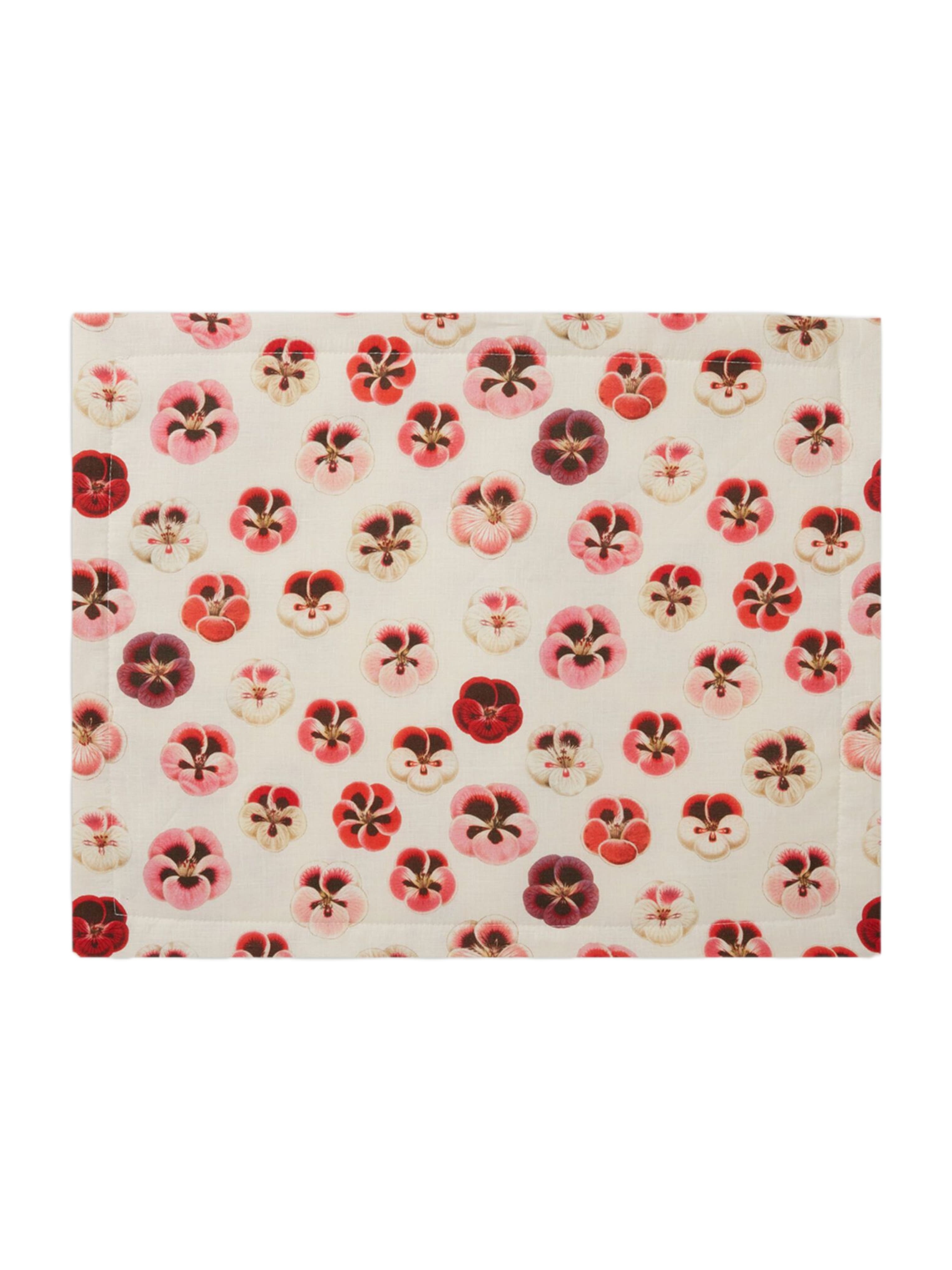 La DoubleJ Placemats Set Of 2 (35X45) Pansy Ivory at Nordstrom - 2