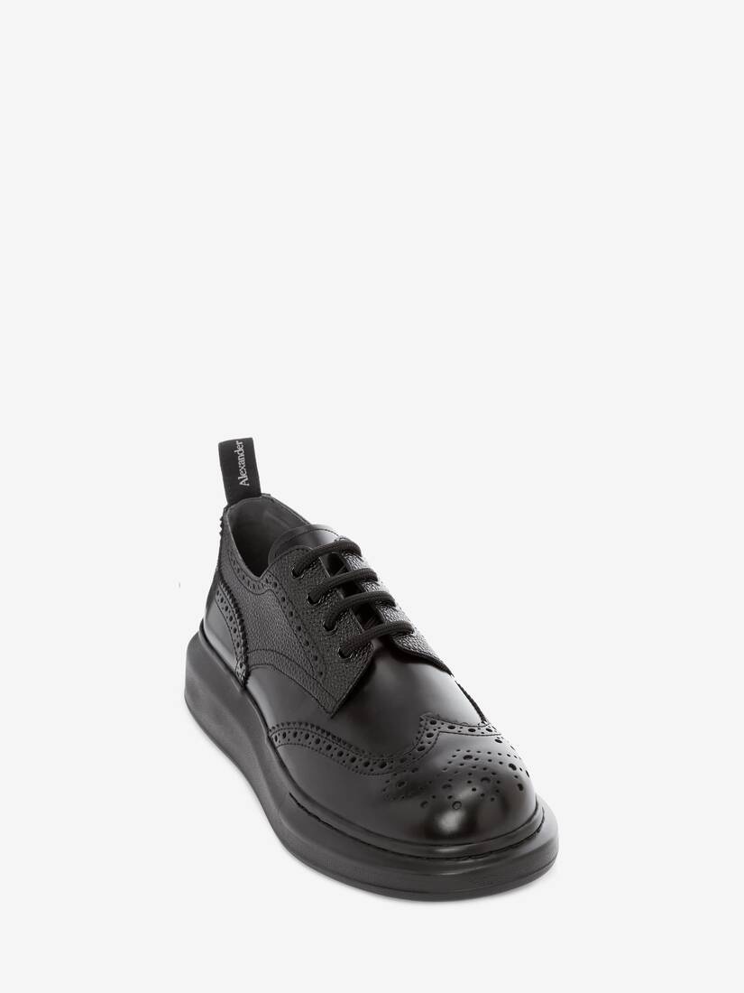Men's Hybrid Lace Up in Black - 2