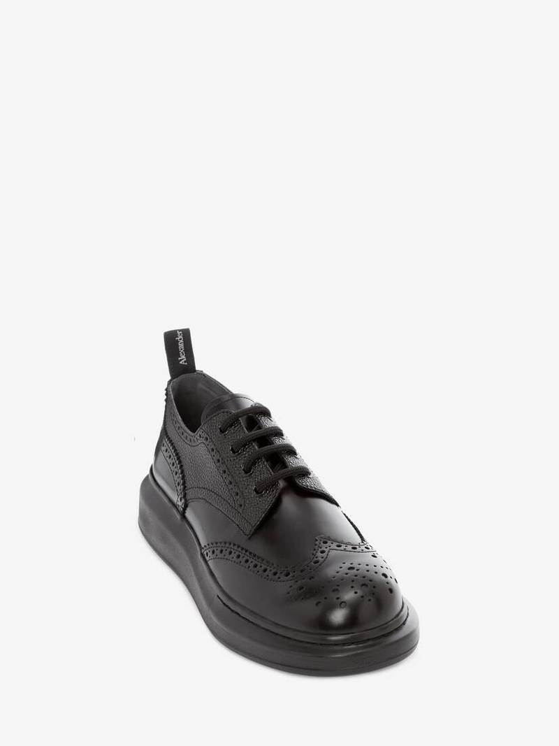 Alexander McQueen Men's Hybrid Lace Up in Black outlook