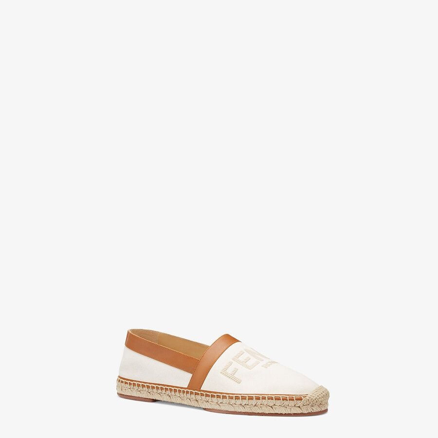 Undyed canvas espadrilles - 2