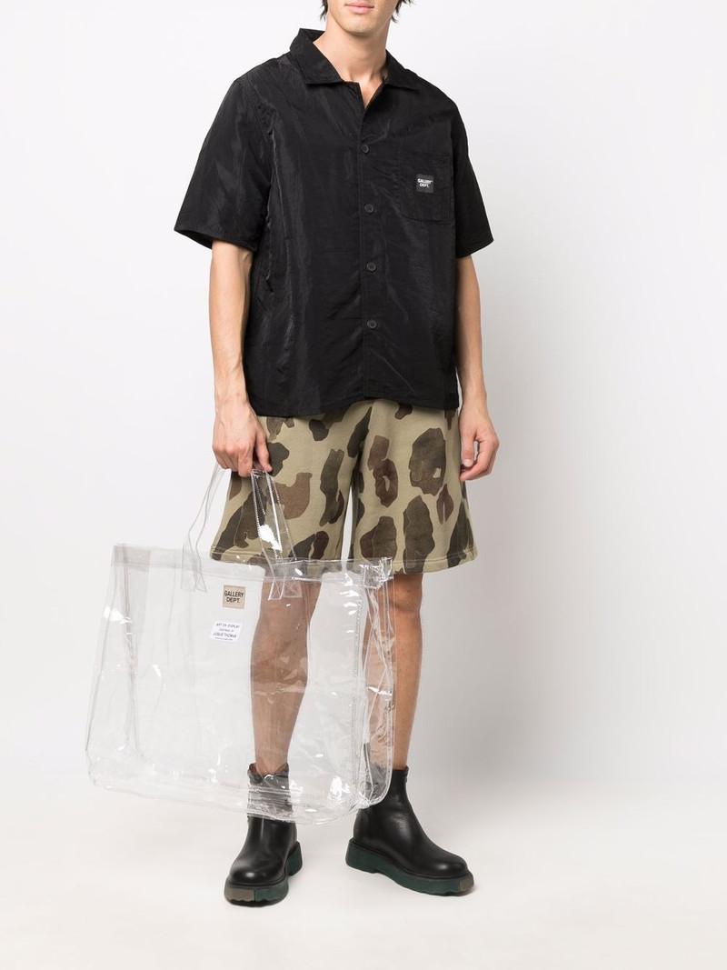 GALLERY DEPT. logo-patch short-sleeve shirt outlook