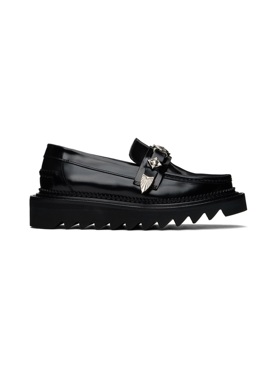 SSENSE Exclusive Black Chunky Loafers - 1