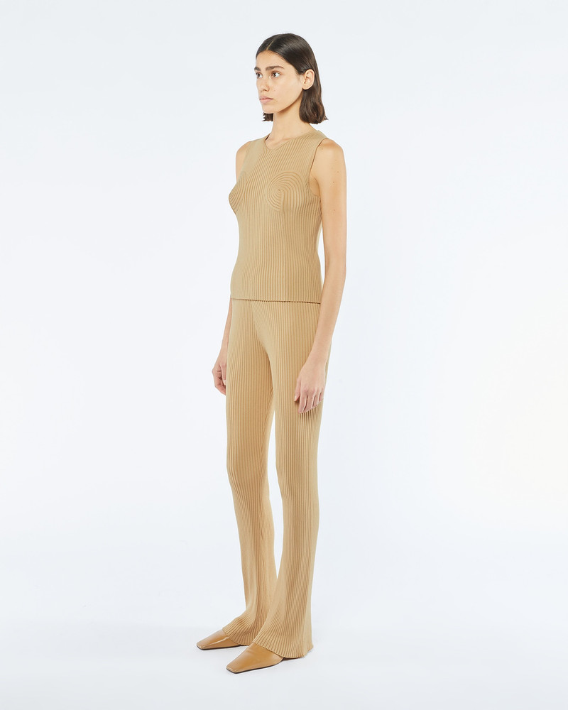ALEA - Ribbed pants - Sand 3