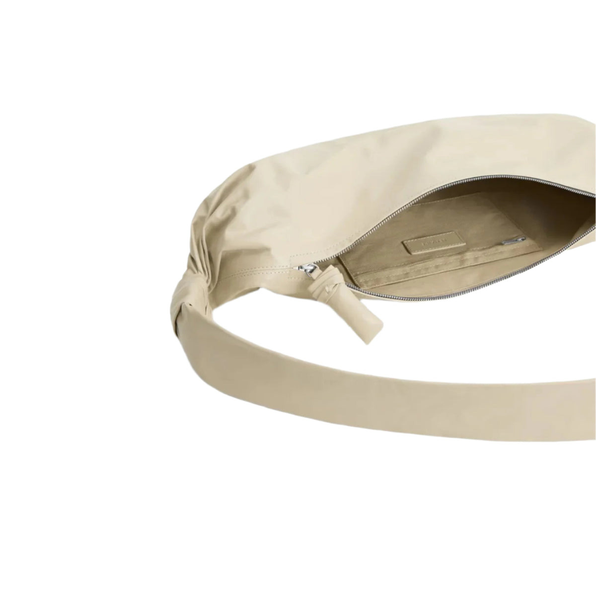 MEDIUM SOFT CROISSANT BAG (LIGHT MASTIC) - 2