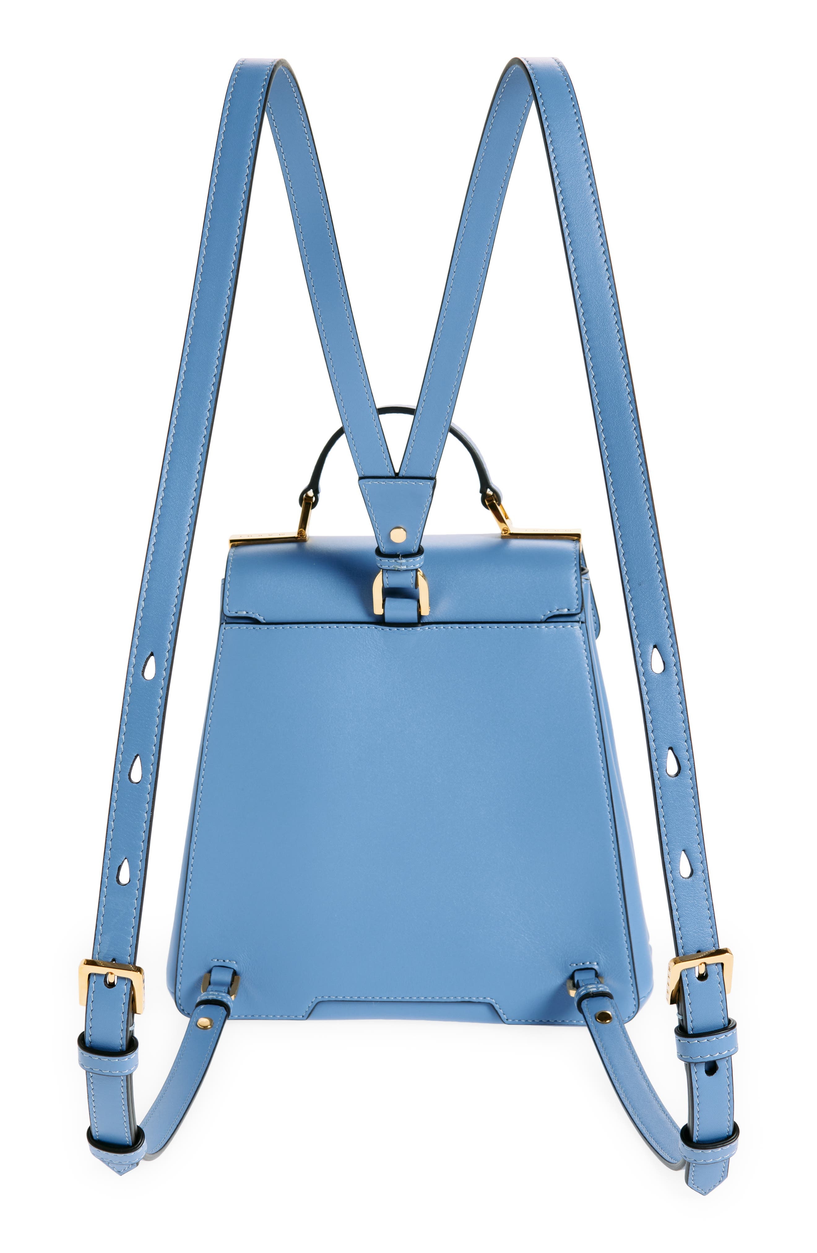 Marni Trunkaroo Leather Backpack in Sky/Blue at Nordstrom - 5