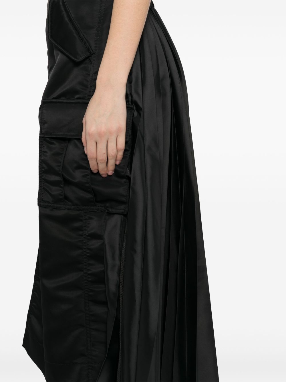 panelled-design skirt - 5