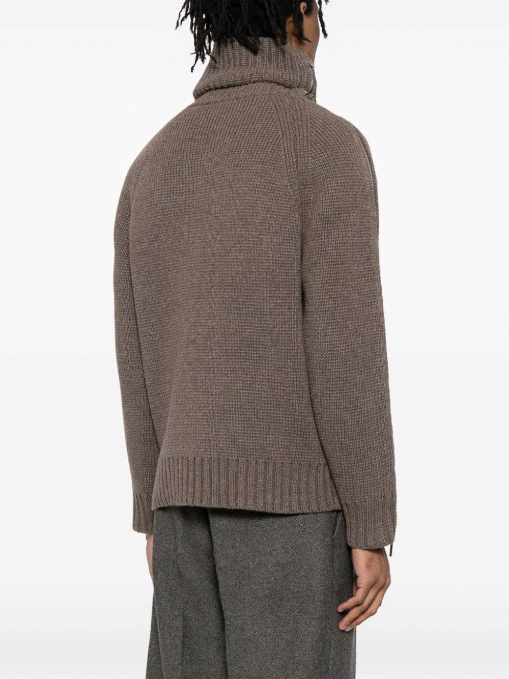 suitcase turtleneck jumper - 4