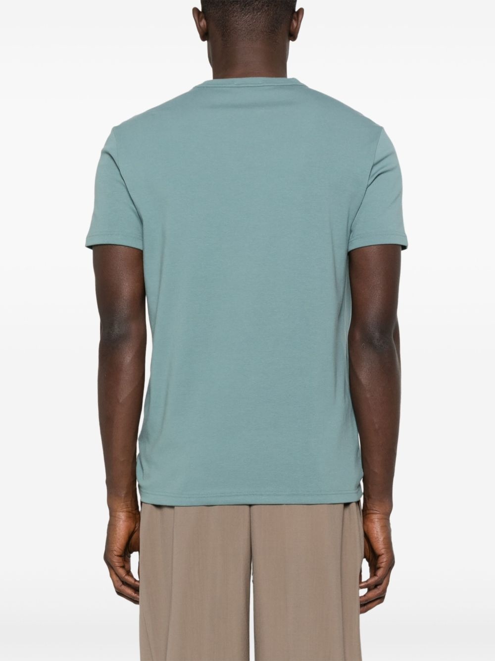 cotton-blend T-shirt - 3