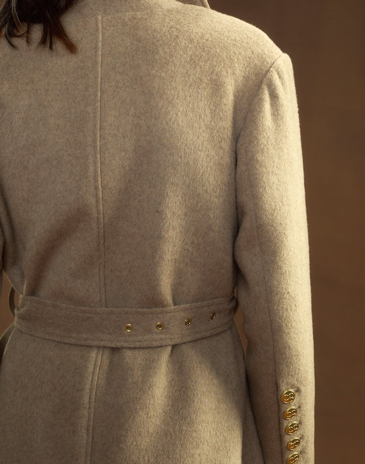 Noa Wool Cocoon Coat - 5