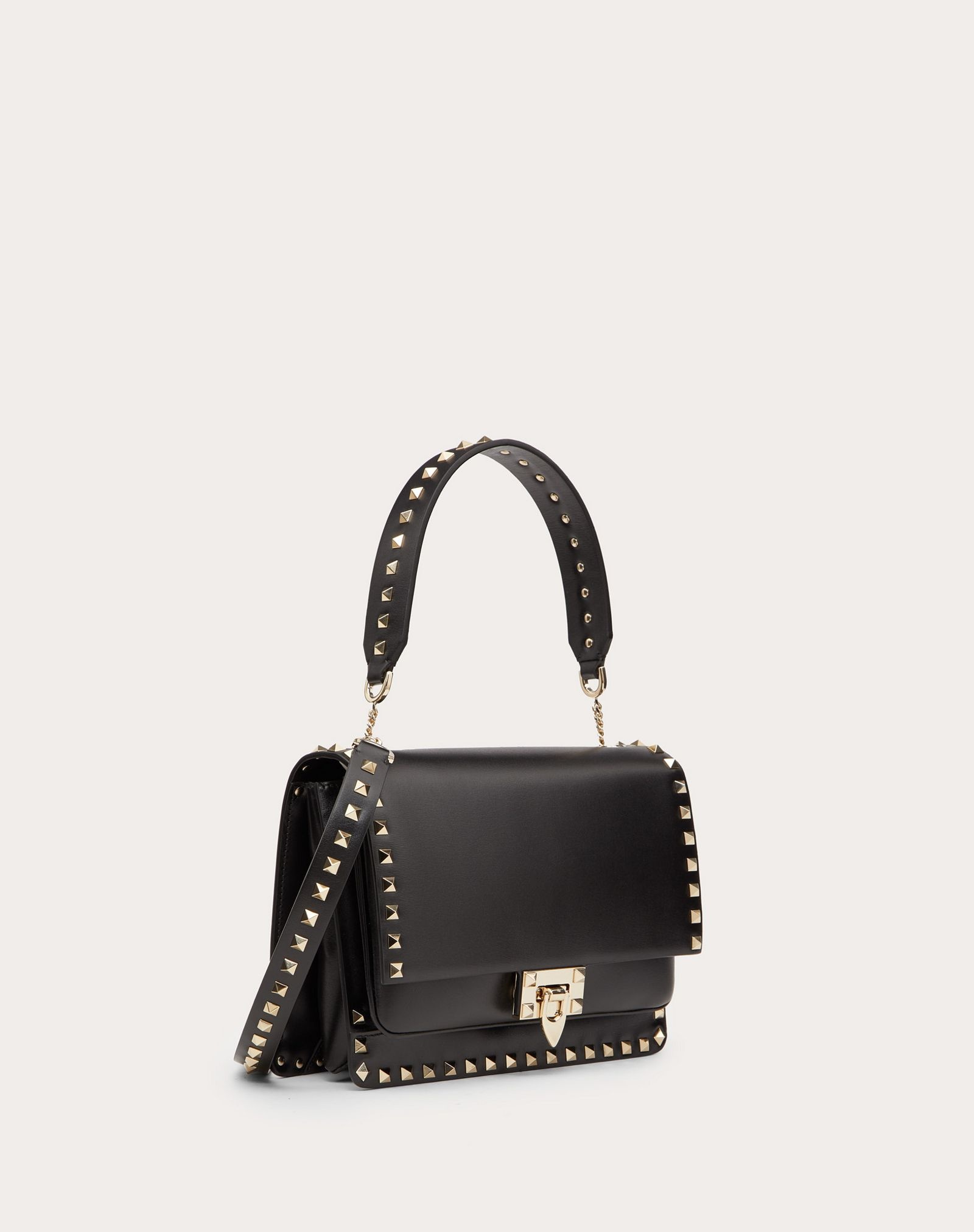 Rockstud Grainy Calfskin Crossbody Bag - 2