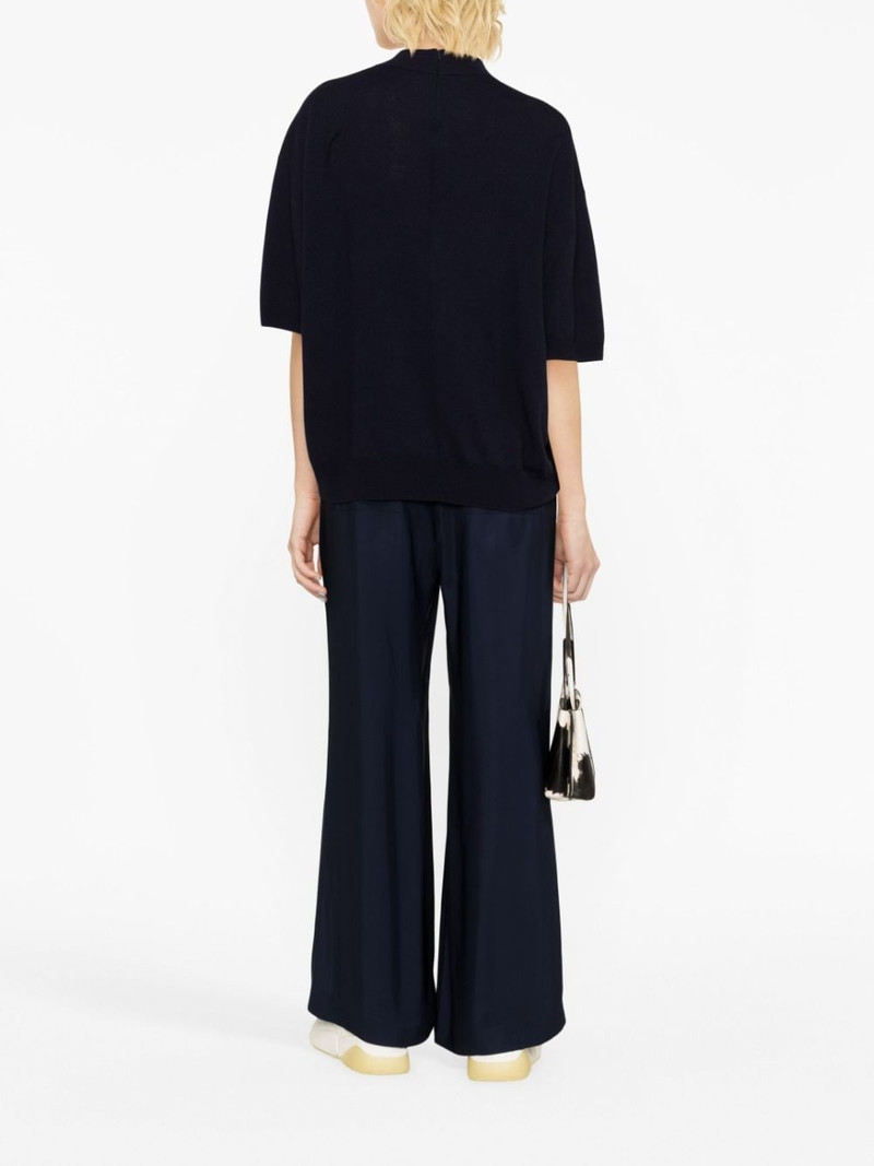 Falabella high-neck wool blouse 4