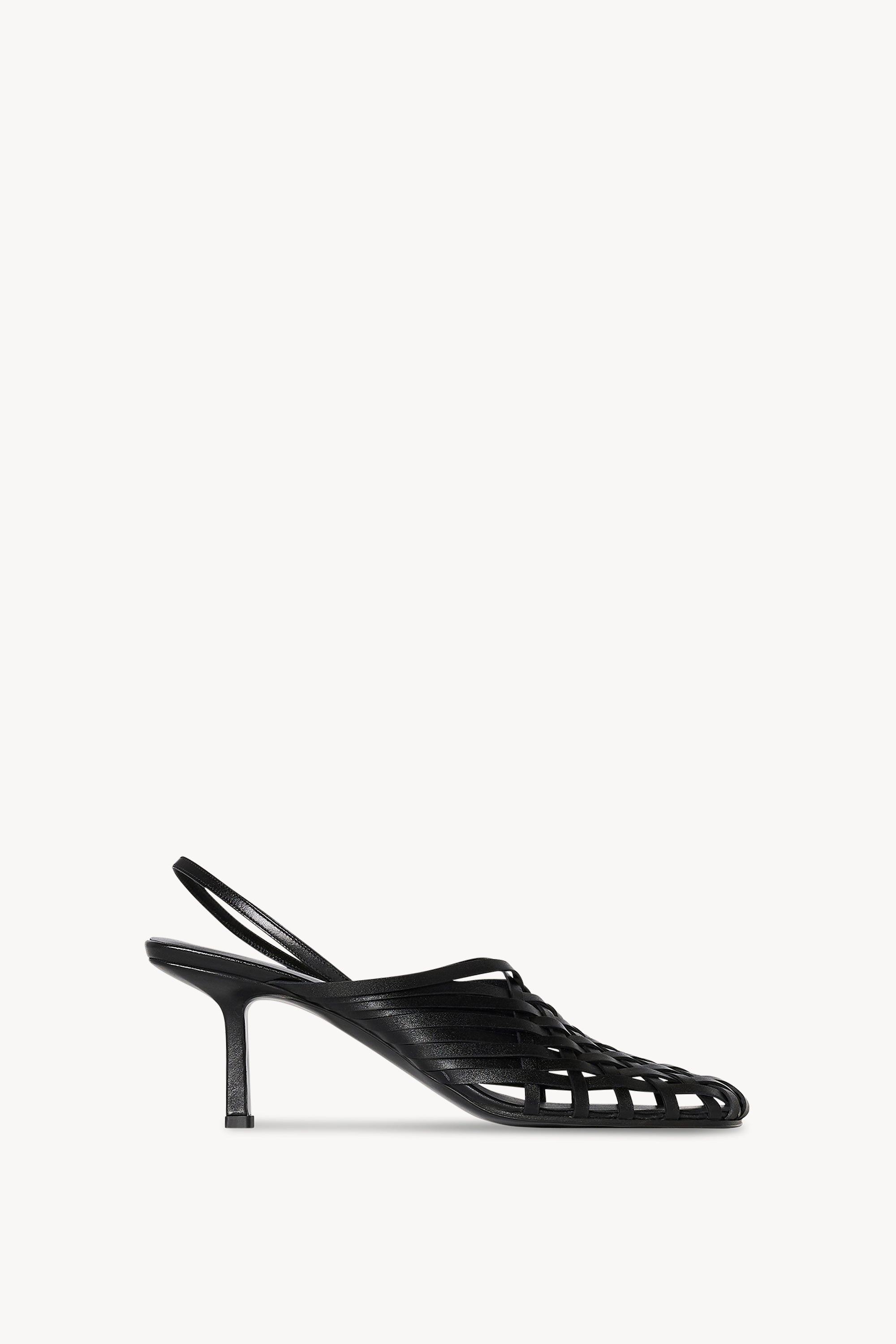 Woven Mule in Vegetable-Tanned Leather - 1
