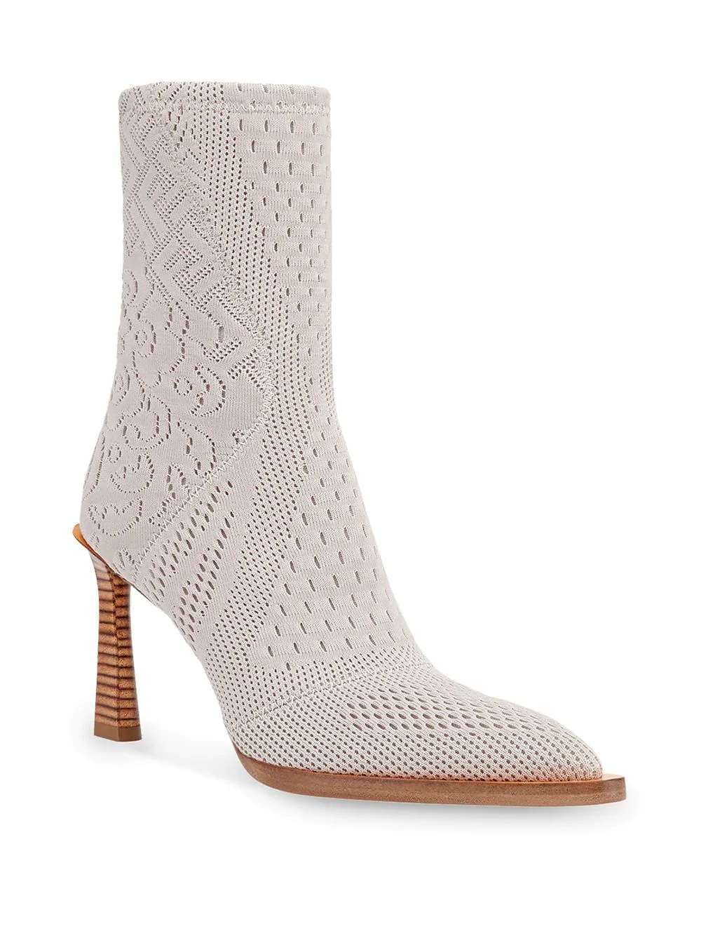 FFrame jacquard pointed-toe ankle boots - 2