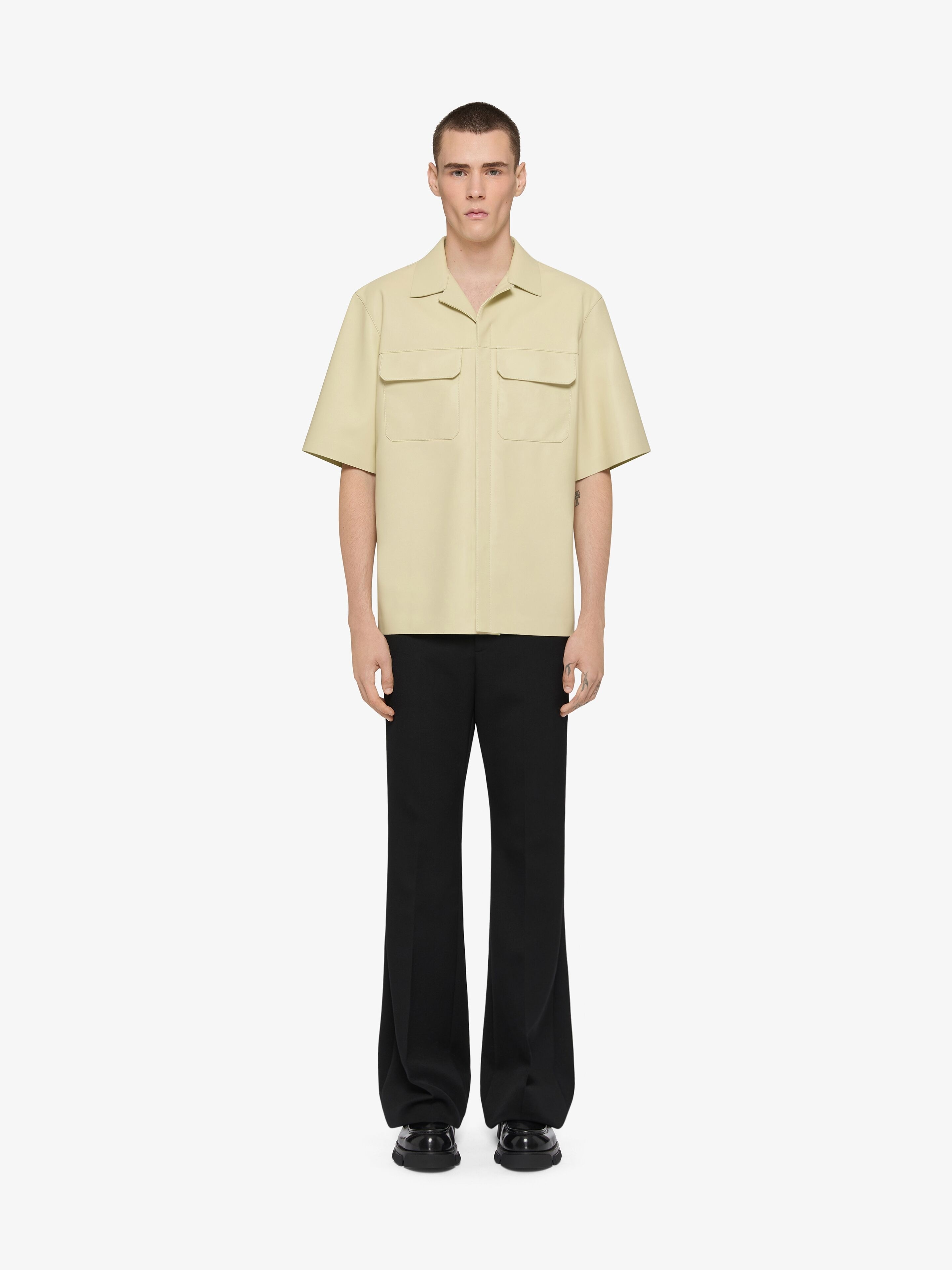 SHIRT IN NAPPA LEATHER - 2