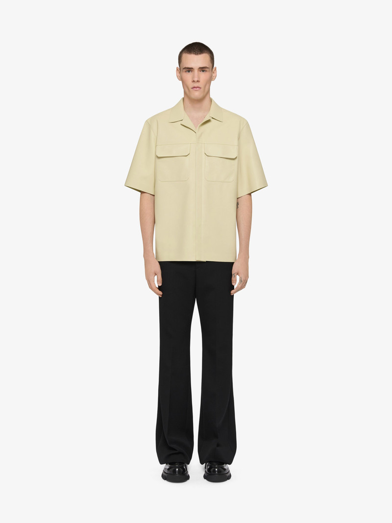 Givenchy SHIRT IN NAPPA LEATHER outlook