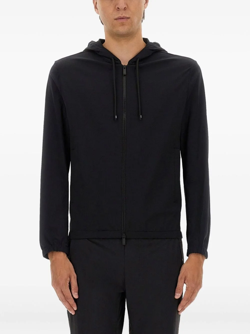 hooded zip jacket - 1