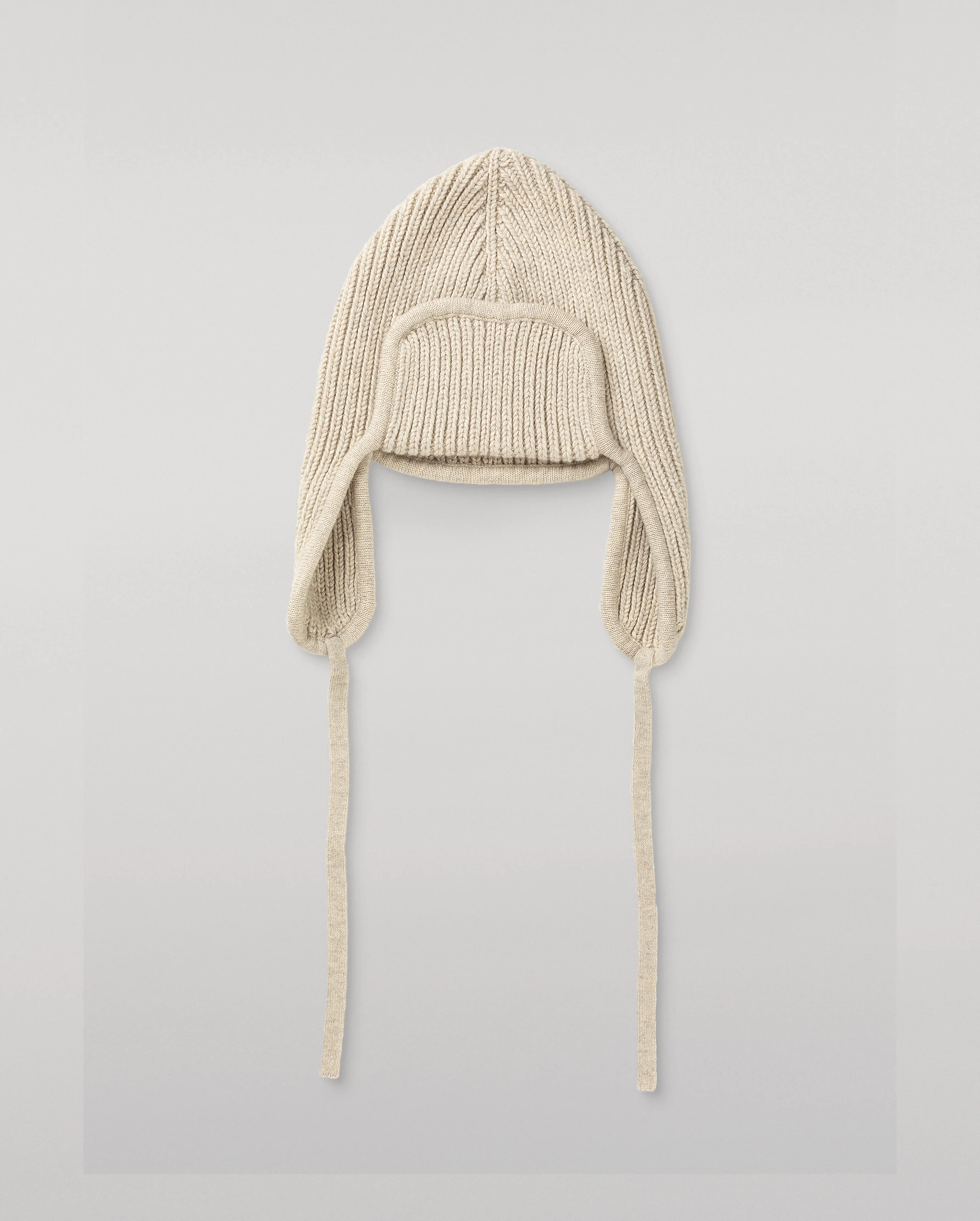 Dewar Natural Cashmere Deer Stalker Beanie - 1