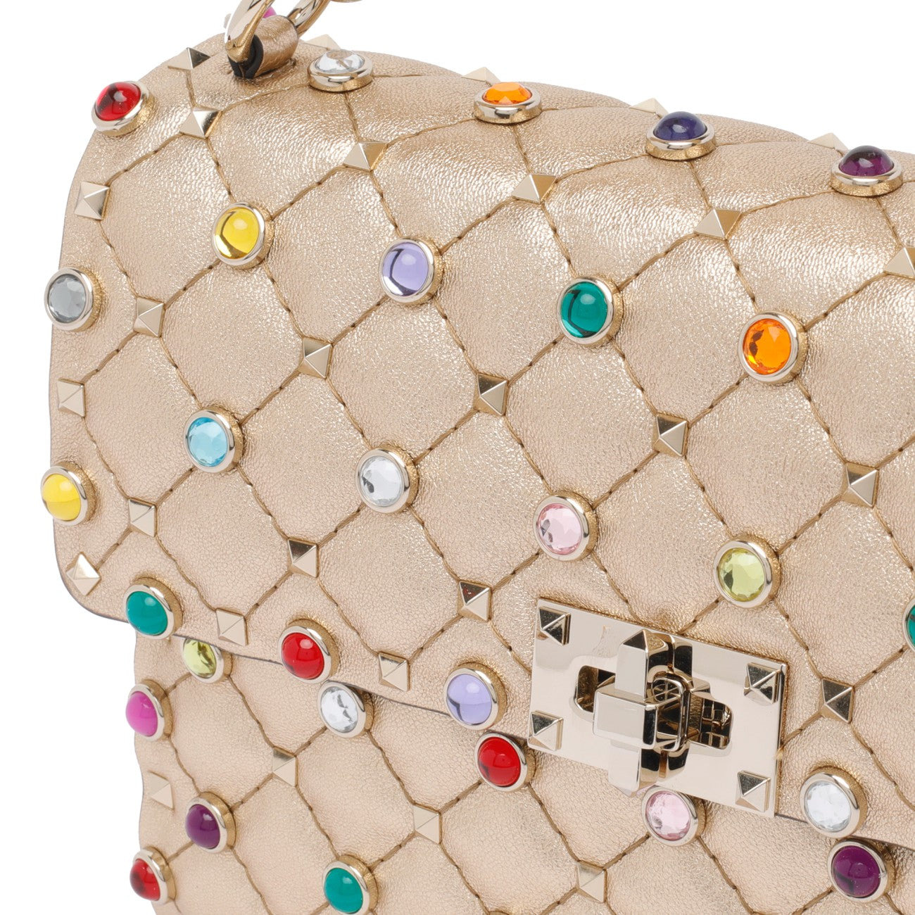 Valentino Garavani Women Medium Rockstud Spike Handbag - 4