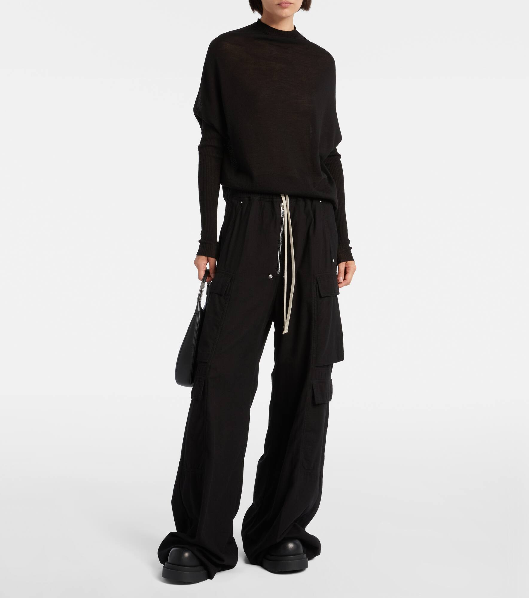 Jumbo Belas high-rise cotton cargo pants - 2
