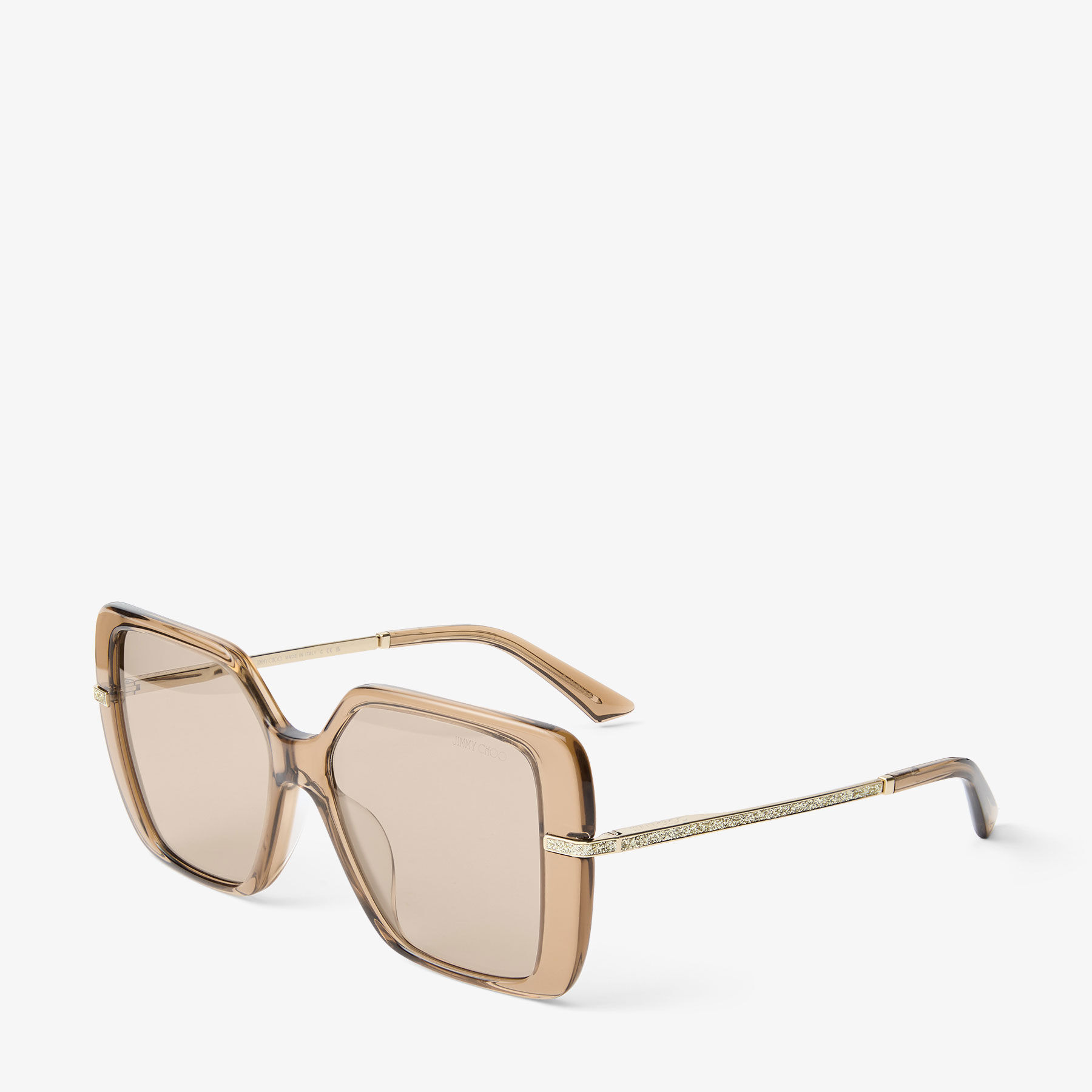 Pati
Transparent Tan Square Sunglasses - 2