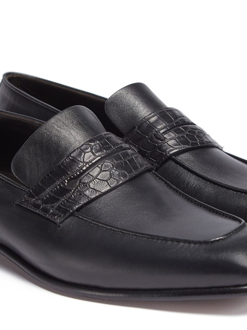 L'Asola 가죽 loafers 5