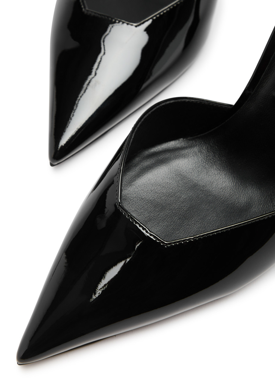 Jimmy Choo Stevie 100 Crystal-embellished Patent Leather Pumps - 3