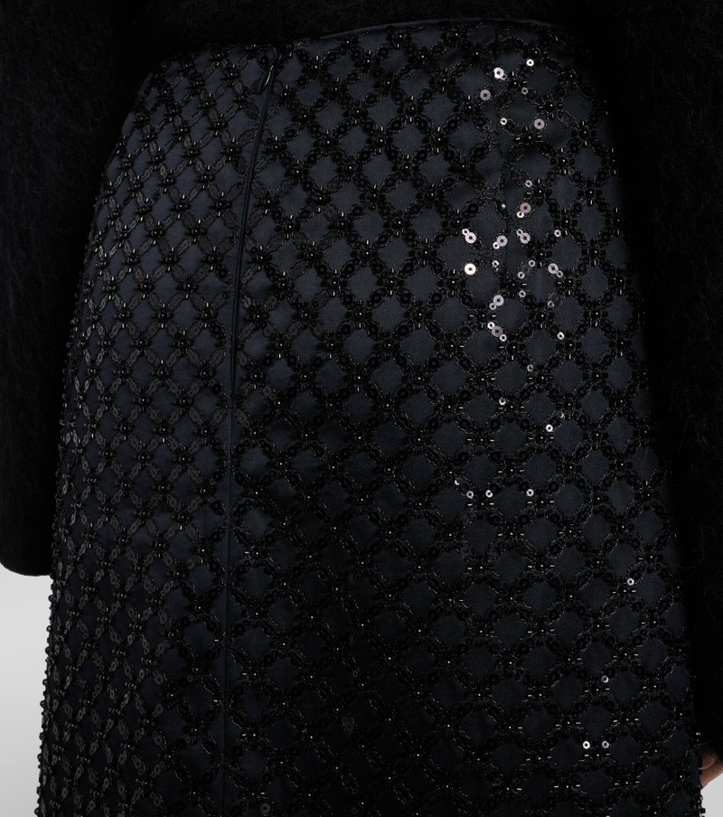 Sparkling Statement sequined midi skirt 5